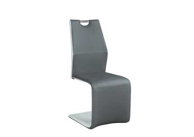 Image for 2 Tone Grey DINING CHAIR DRK(DHF433) / LT GRY(DHF4 [Set of 2]