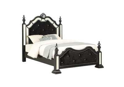 Black Diana Queen Bed