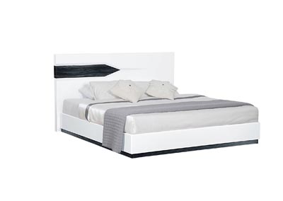 Image for White & Grey Hudson King Bed