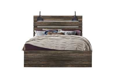 Linwood Dark Oak Full Bed,Global Furniture USA