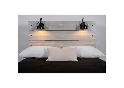 Linwood White Wash Full Bed,Global Furniture USA