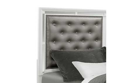 White Mackenzie Full Bed,Global Furniture USA