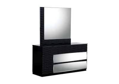 Manhattan Black Dresser and Mirror,Global Furniture USA