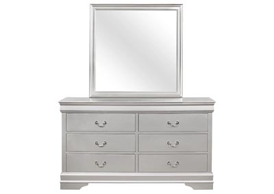 Marley Silver Dresser and Mirror,Global Furniture USA
