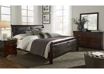 Merlot Marley Full Bed,Global Furniture USA