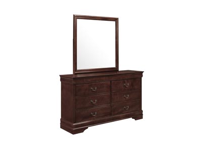 Marley Merlot Dresser and Mirror,Global Furniture USA