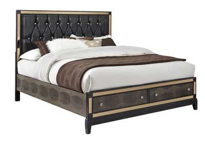 Chocolate Mirror Full Bed,Global Furniture USA