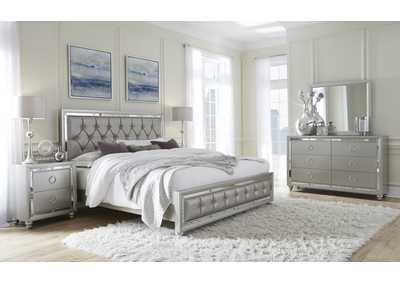 Silver Riley Full Bed,Global Furniture USA