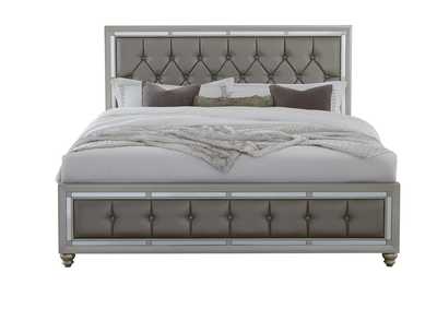 Silver Riley King Bed,Global Furniture USA