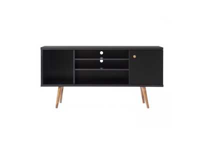 Image for Black 53" Mid Century Modern Tv Stand