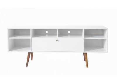Image for White 63" Mid Century Modern Tv Stand