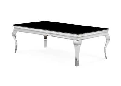 Black/Silver Coffee Table,Global Furniture USA