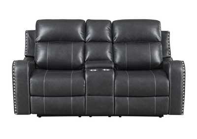 Image for Charcoal Console Reclining Loveseat