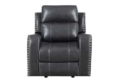 Image for Charcoal Glider Recliner
