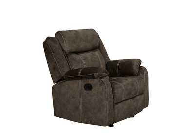 Image for Brown Glider Recliner