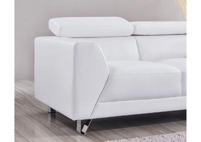 White Pluto Sofa,Global Furniture USA