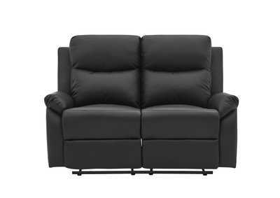 Image for Black Console Reclining Loveseat