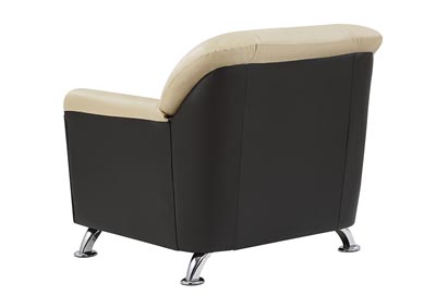 Cappuccino/Chocolate Chair,Global Furniture USA
