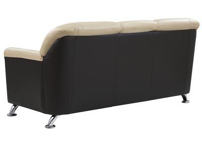 Cappuccino/Chocolate Sofa,Global Furniture USA