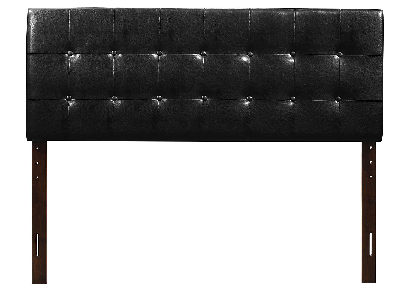Black Upholstered King Headboard,Glory Furniture