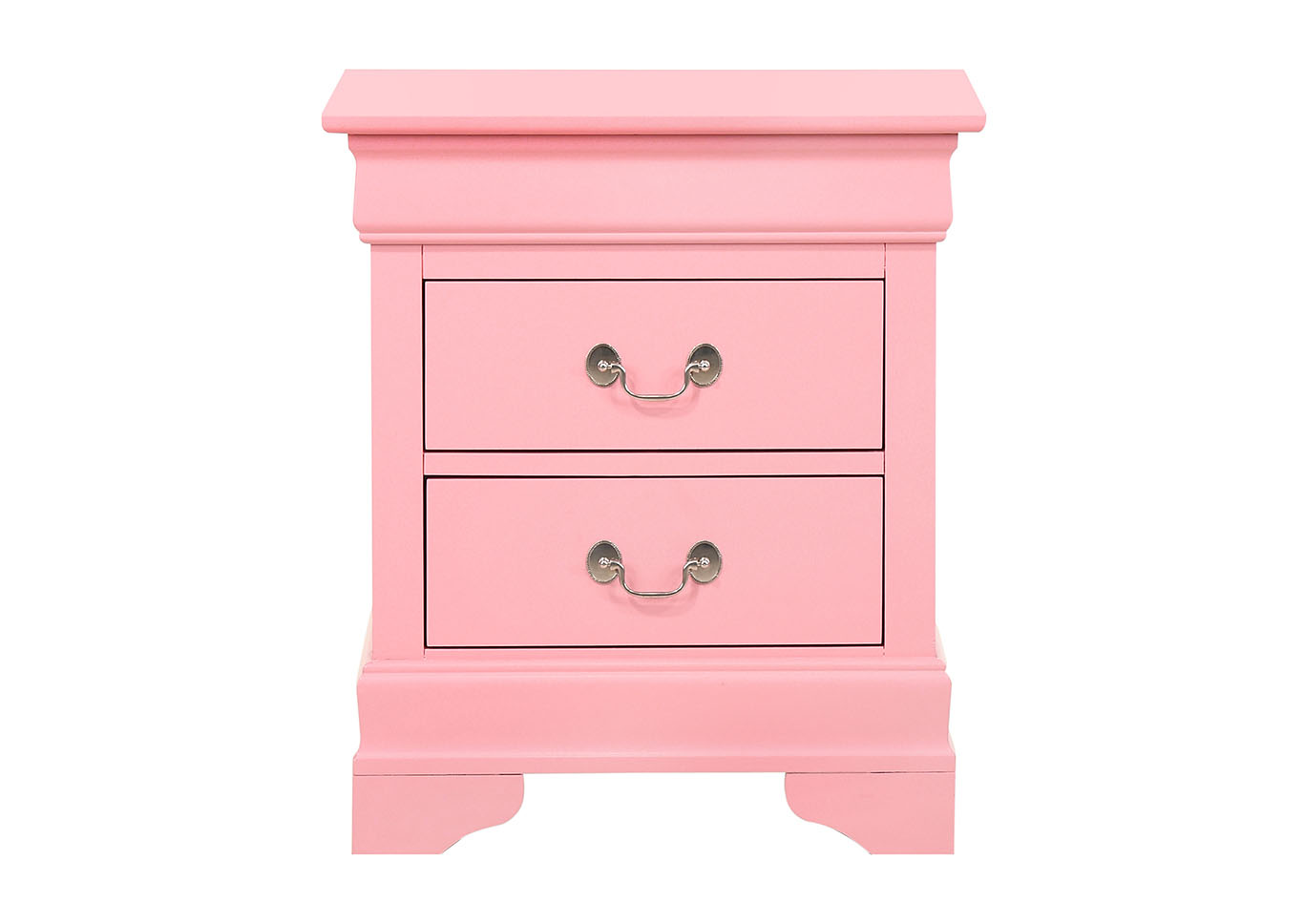 Louis Phillipe Pink Nightstand,Glory Furniture