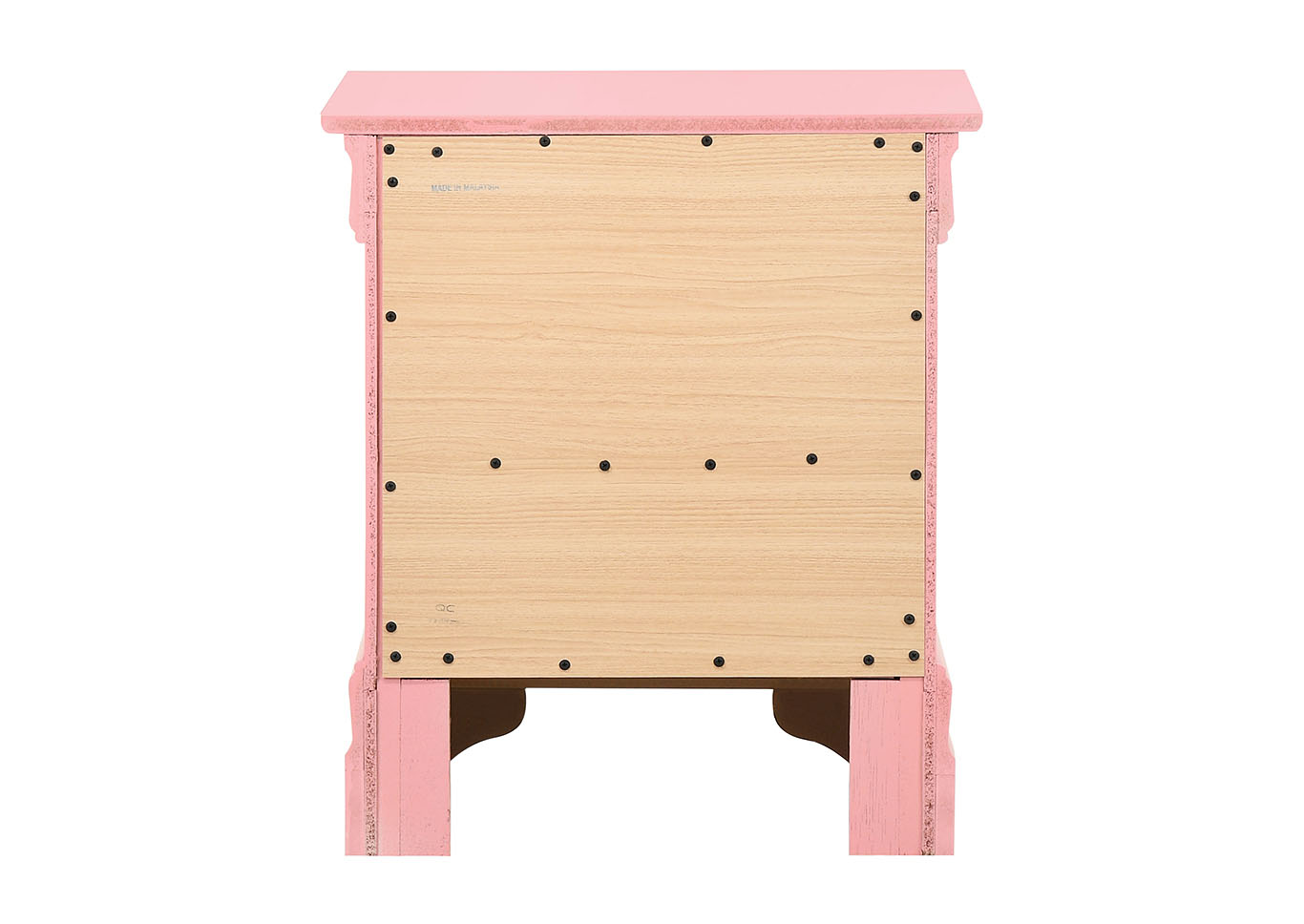 Louis Phillipe Pink Nightstand,Glory Furniture