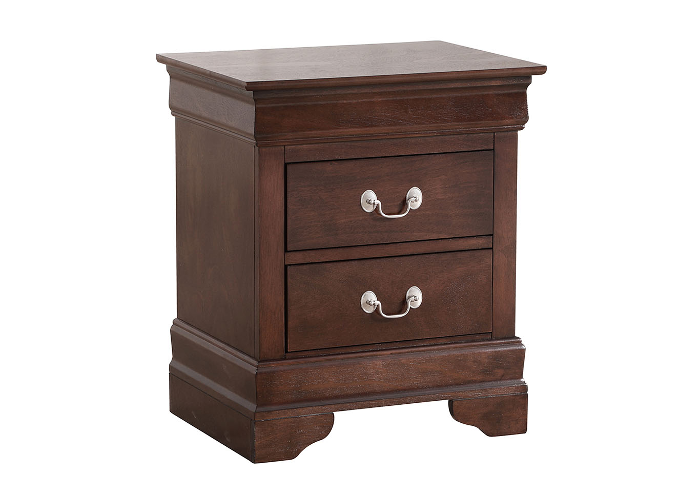 Louis Phillipe Cappuccino Nightstand,Glory Furniture