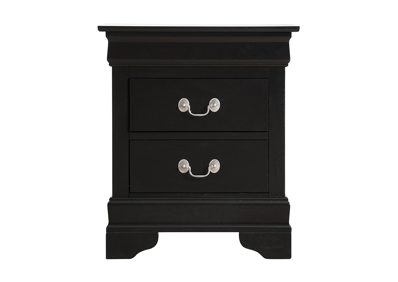 Louis Phillipe Black Nightstand,Glory Furniture