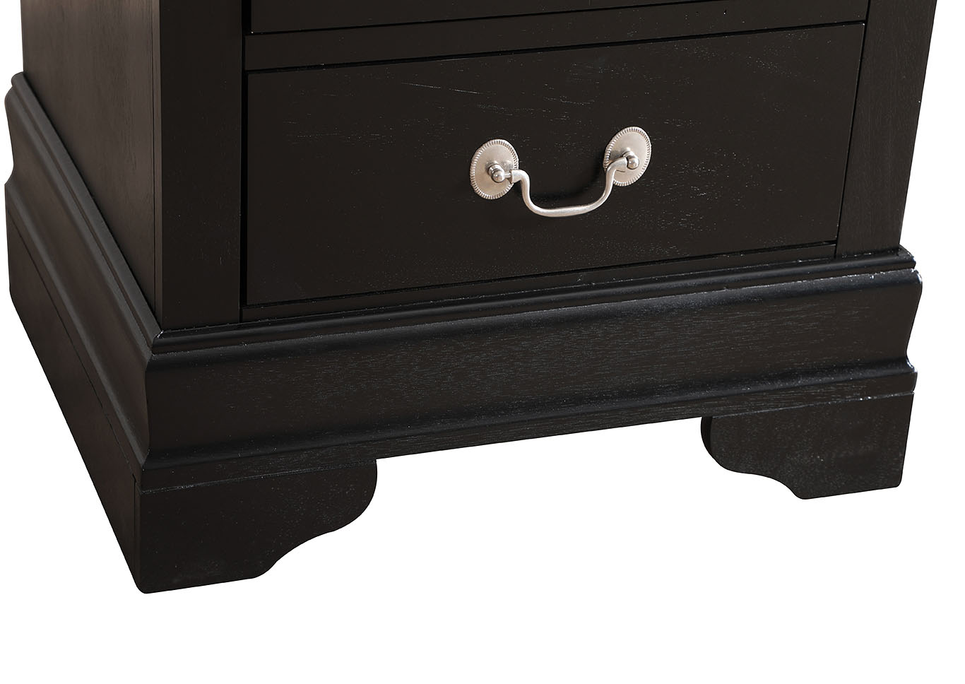 Louis Phillipe Black Nightstand,Glory Furniture