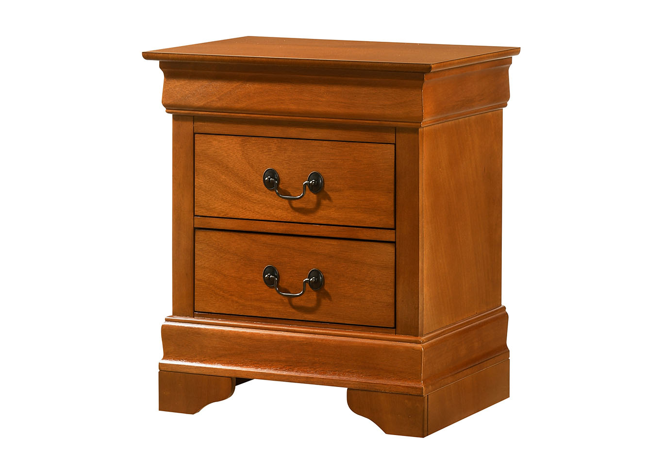 Louis Phillipe Oak Nightstand,Glory Furniture