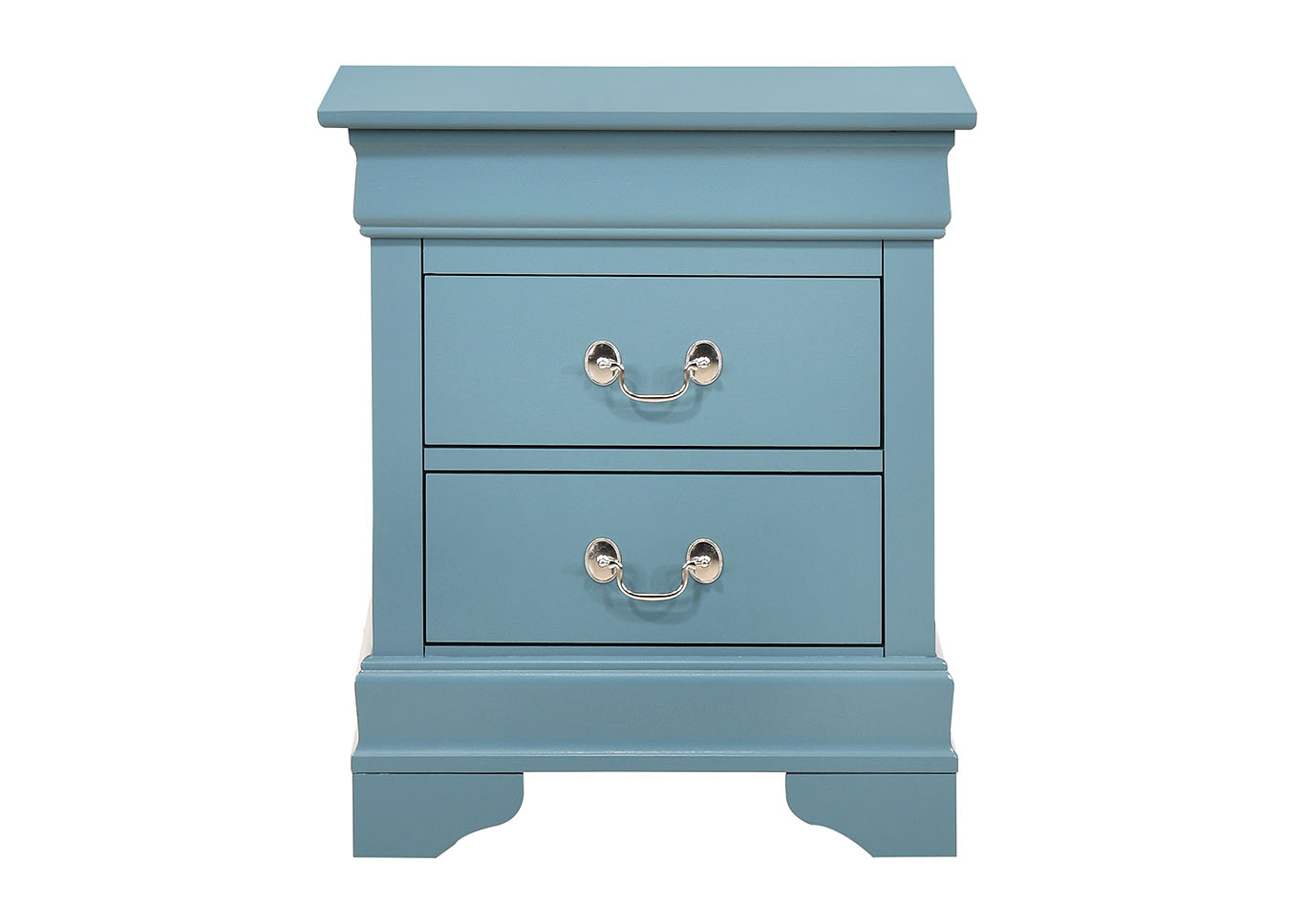 Louis Phillipe Blue Nightstand,Glory Furniture