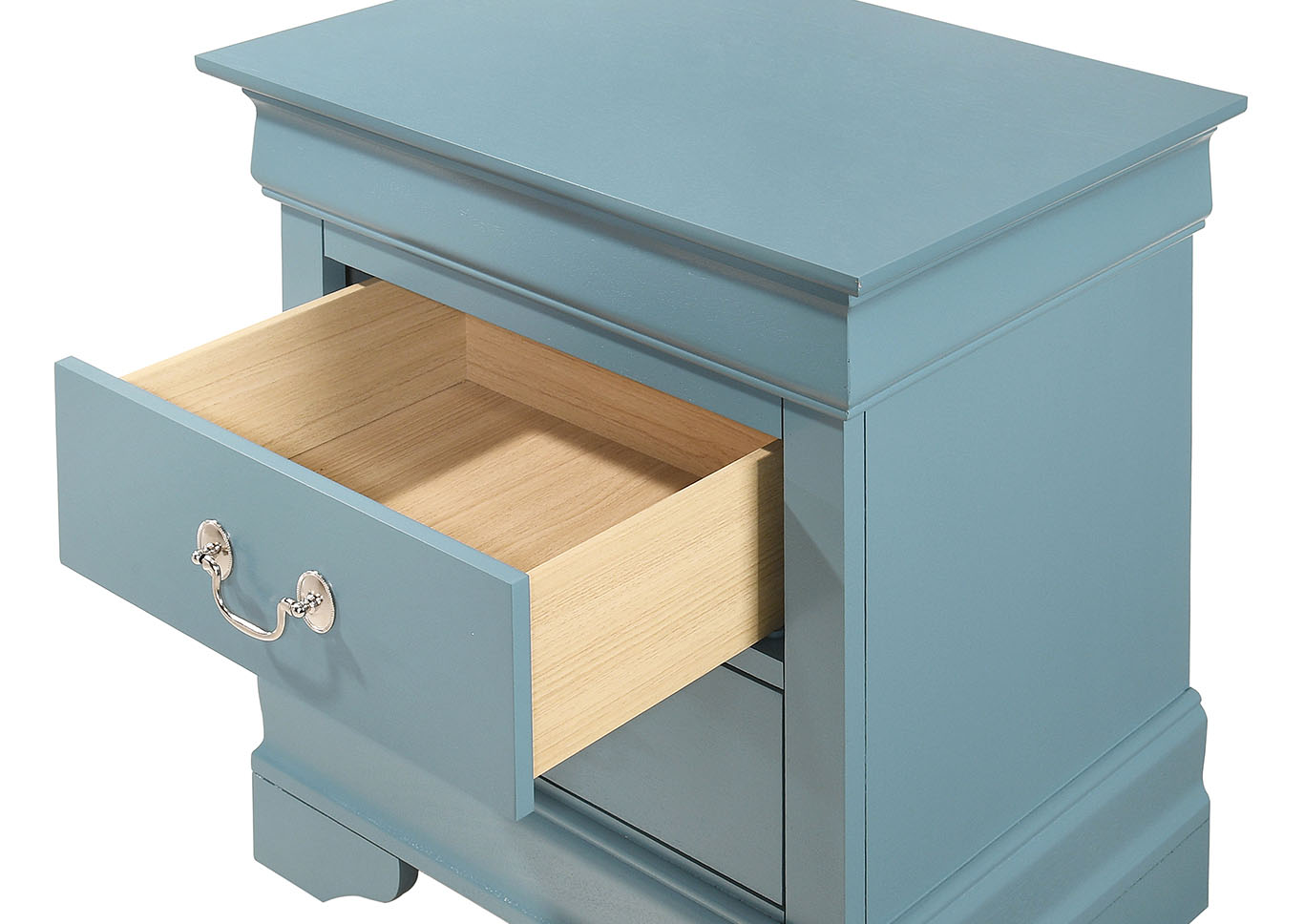 Louis Phillipe Blue Nightstand,Glory Furniture