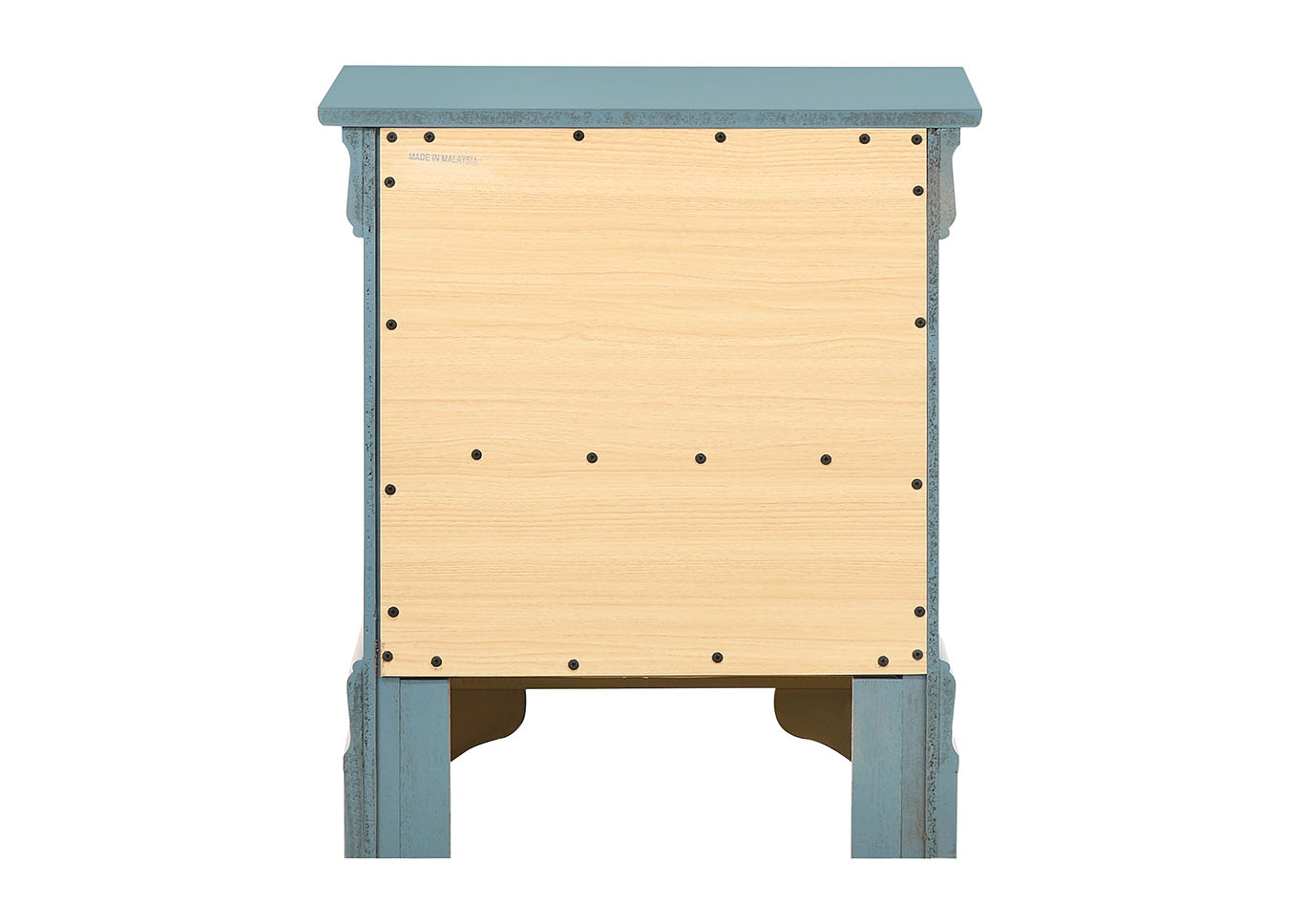 Louis Phillipe Blue Nightstand,Glory Furniture