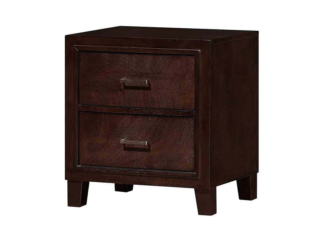 Cappuccino Night Stand,Glory Furniture