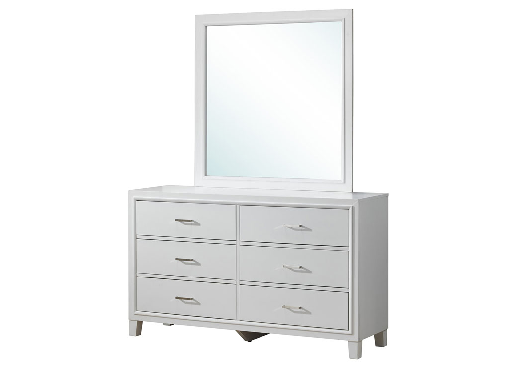 White Dresser,Glory Furniture