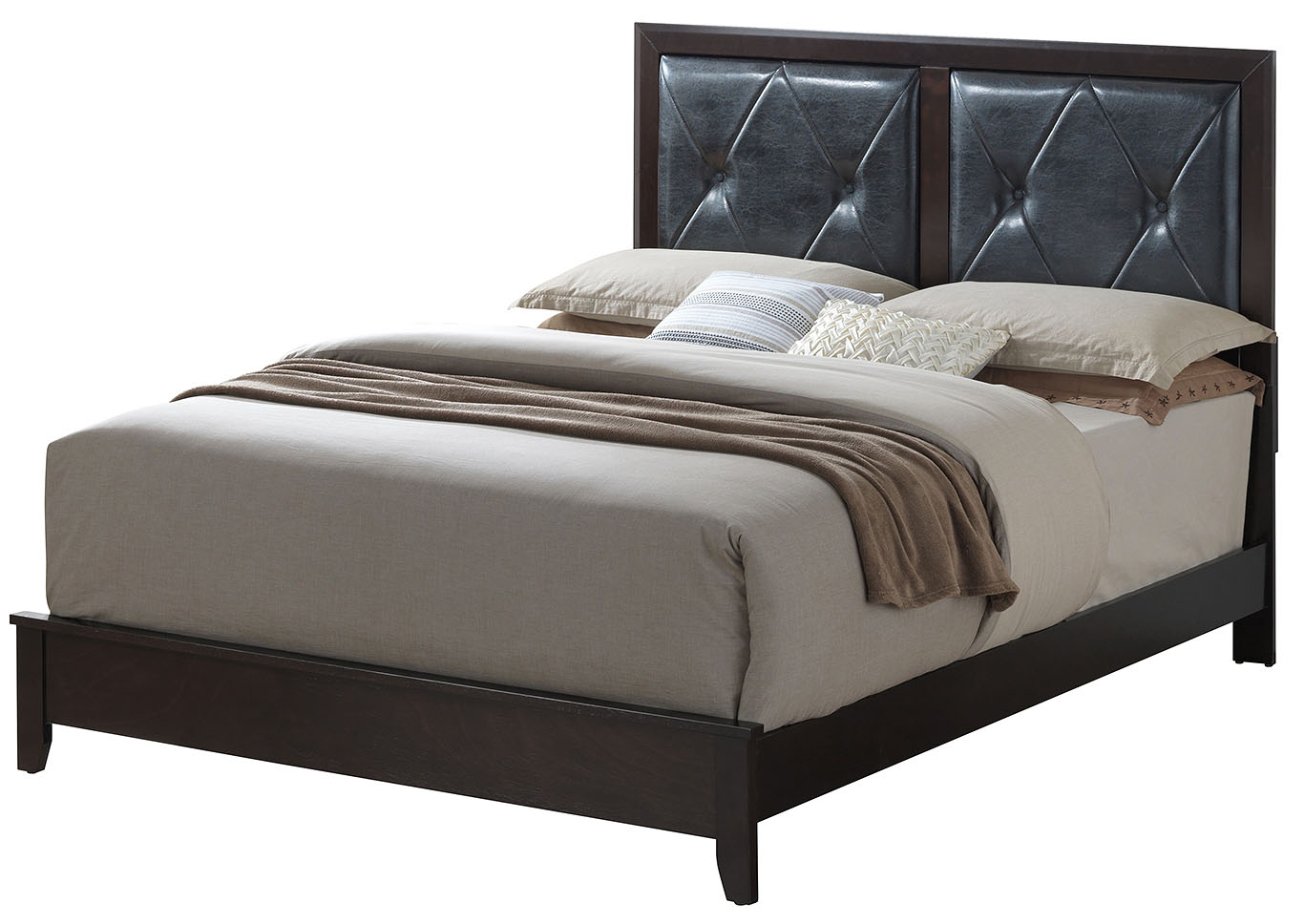 Dark Cappuccino Full/Double Platform Bed,Glory Furniture