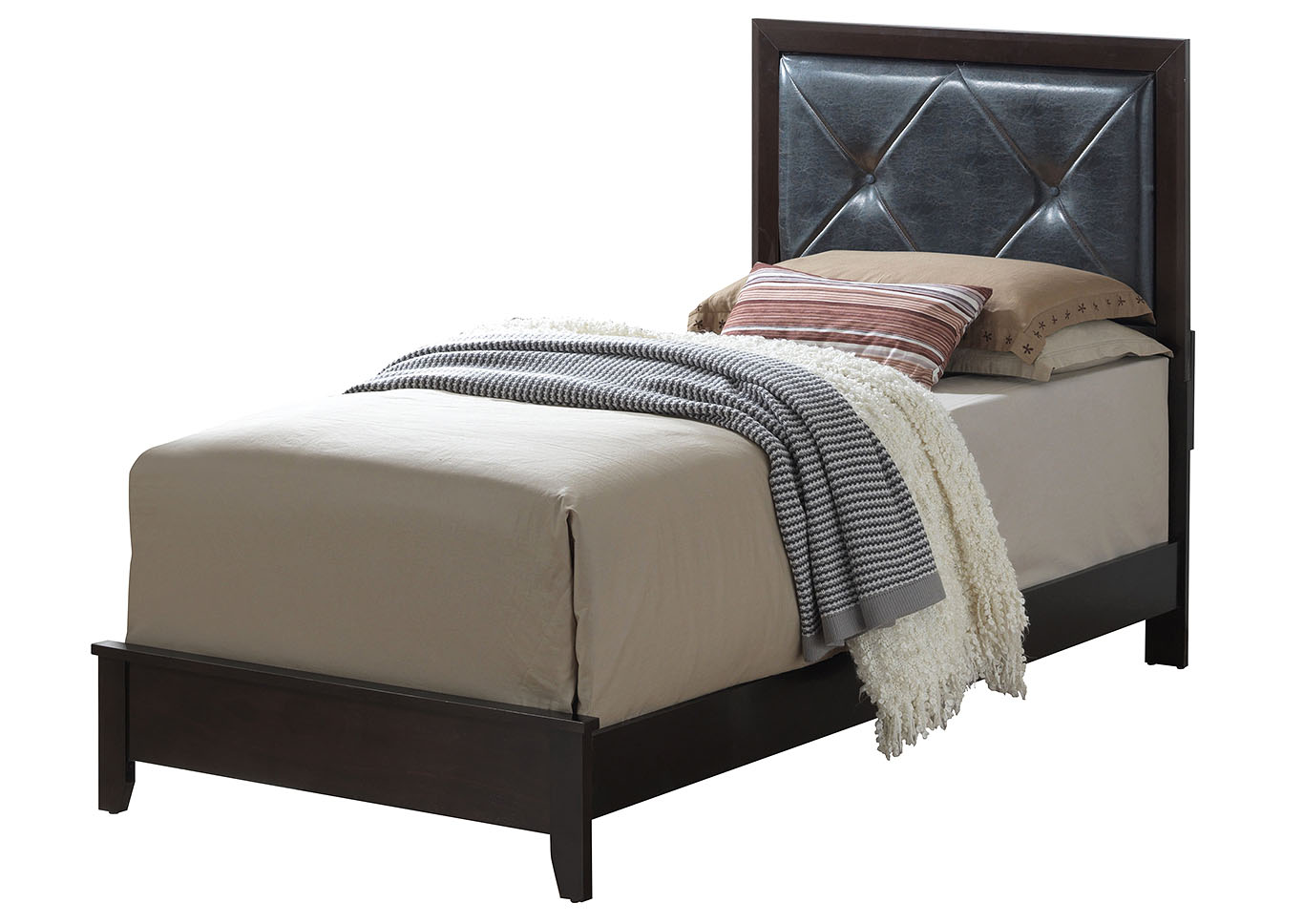 Dark Cappuccino Twin Platform Bed,Glory Furniture