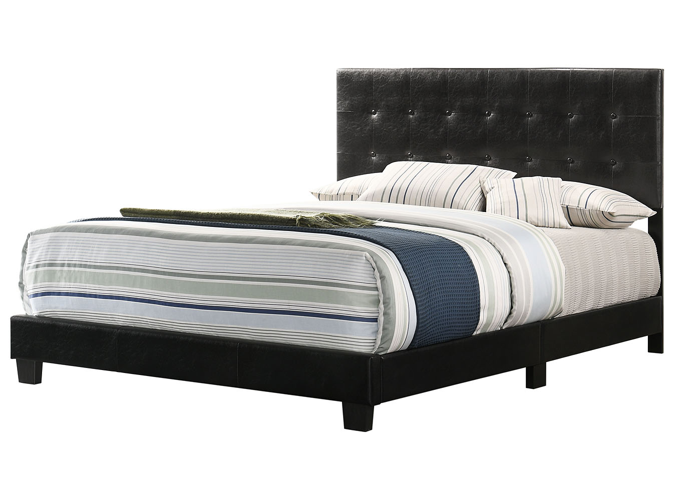 Caldwell Black Queen Bed,Glory Furniture