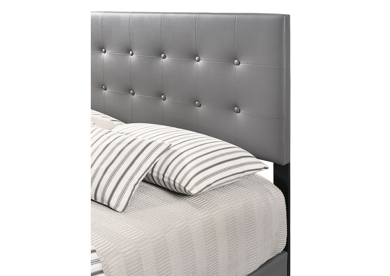 Caldwell Light Gray Queen Bed,Glory Furniture