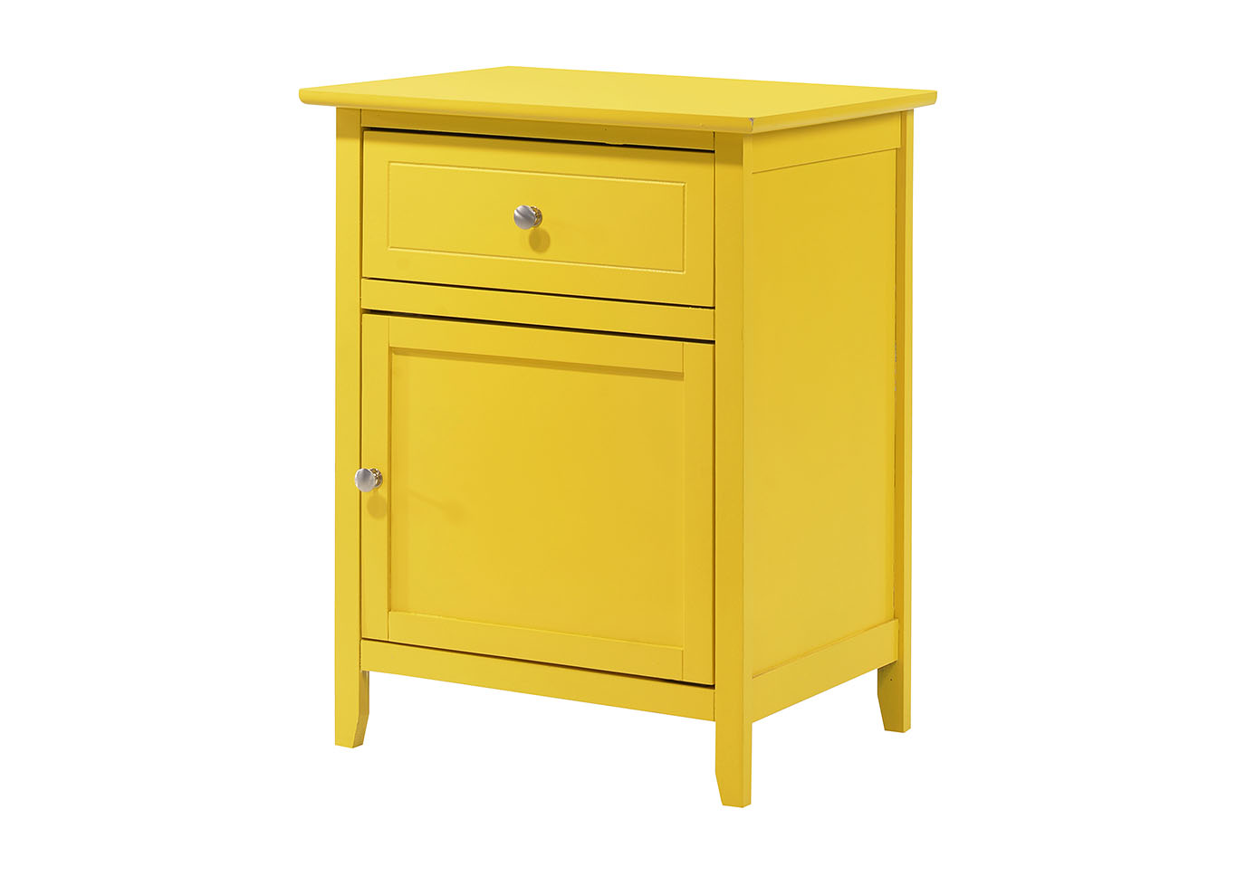 Izzy Yellow Nightstand,Glory Furniture