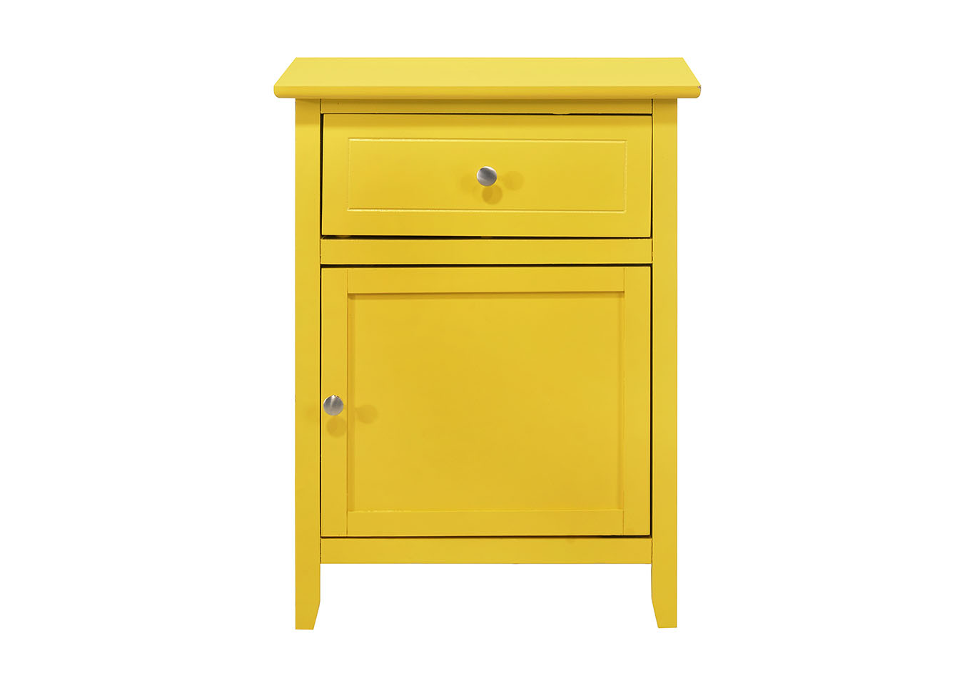 Izzy Yellow Nightstand,Glory Furniture