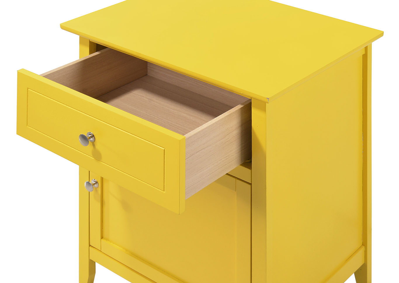 Izzy Yellow Nightstand,Glory Furniture