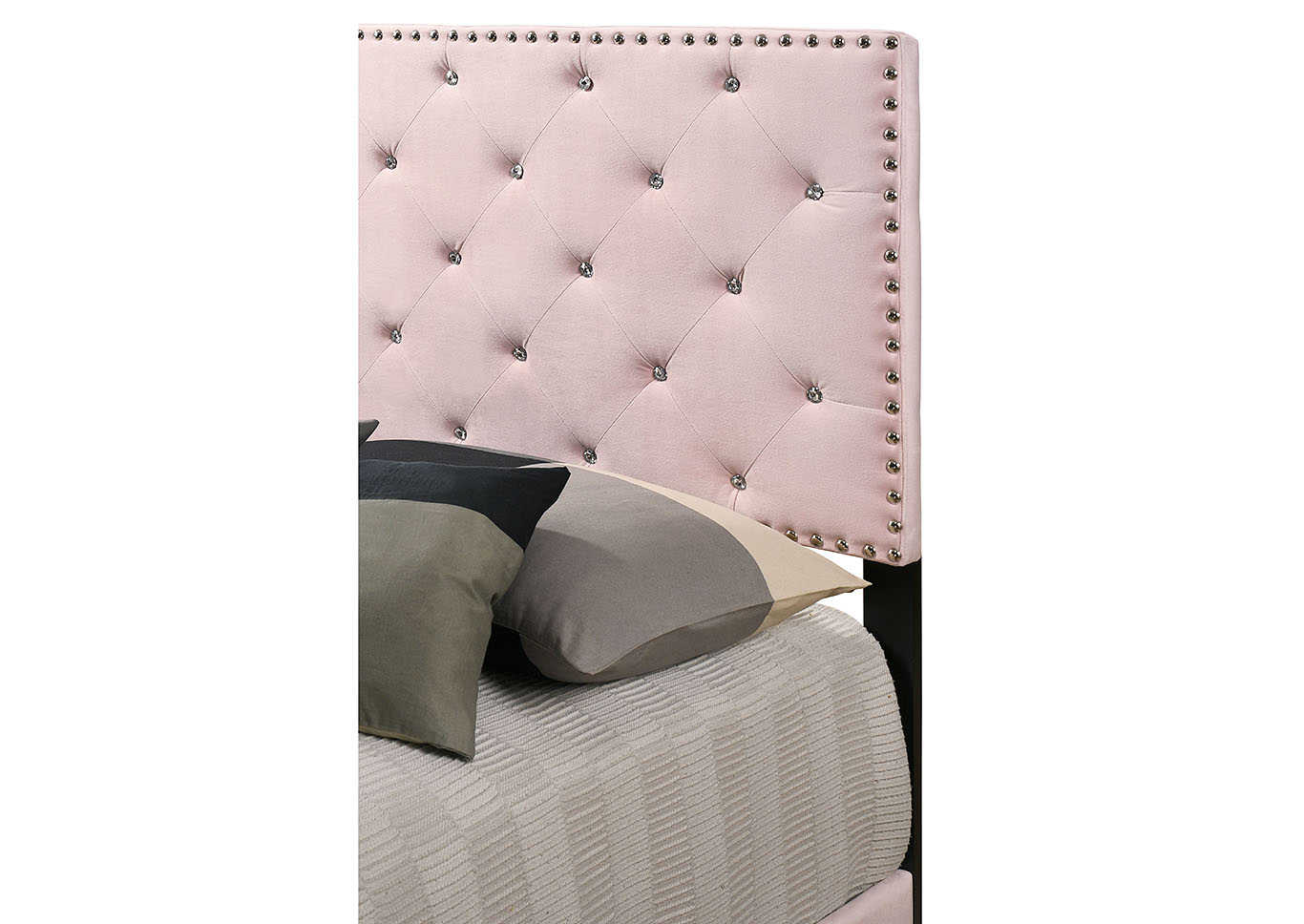 Suffolk Pink Twin Bed,Glory Furniture