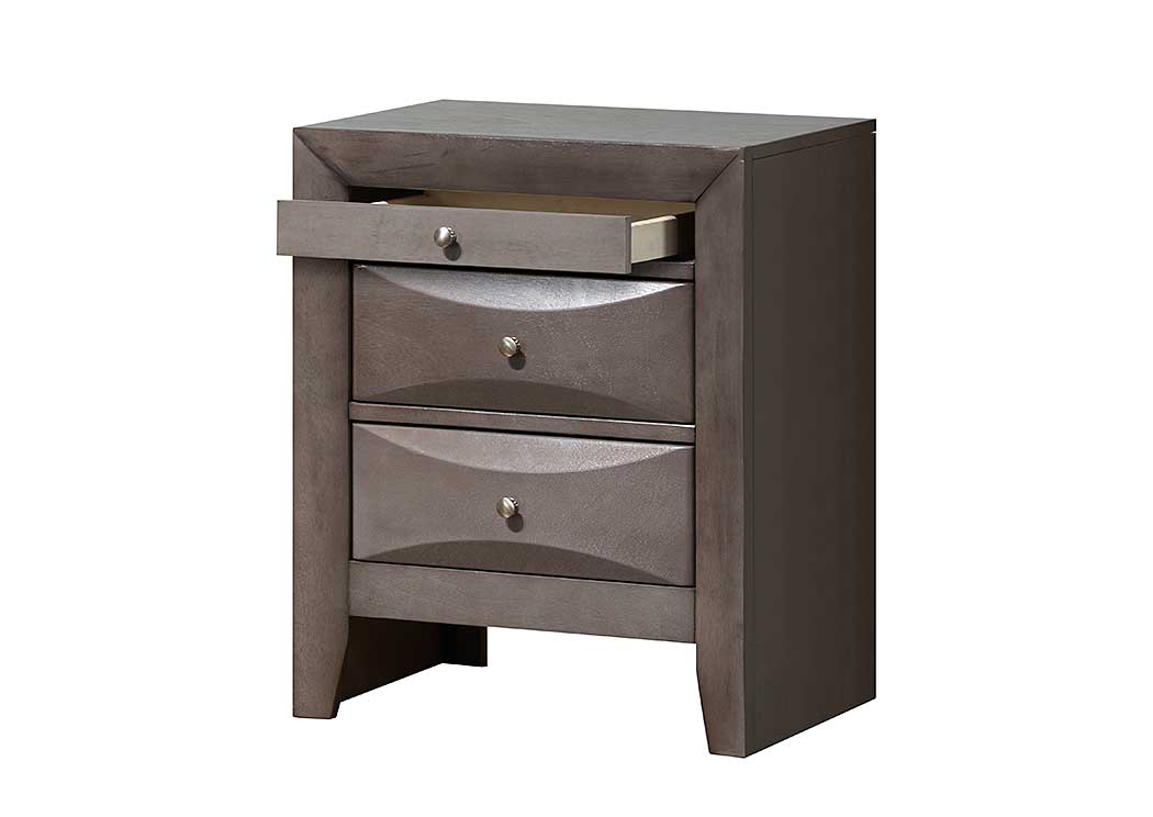 Gray Nightstand,Glory Furniture