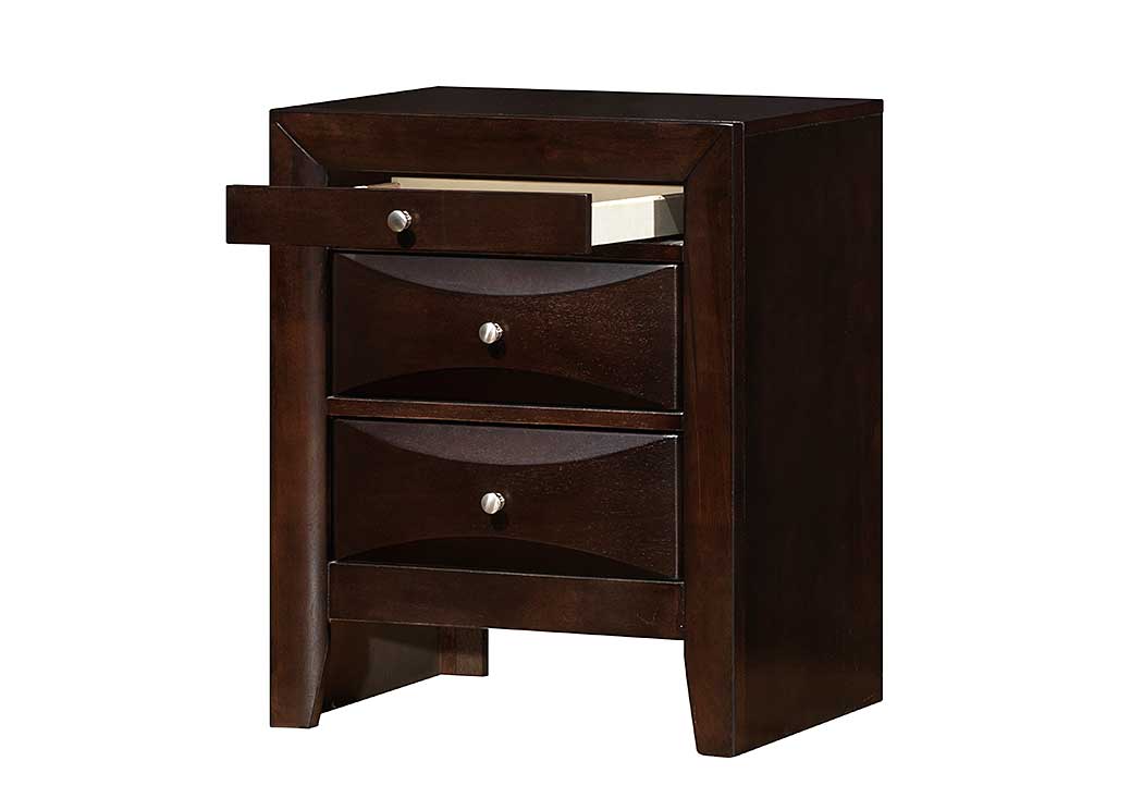 Cappuccino Nightstand,Glory Furniture