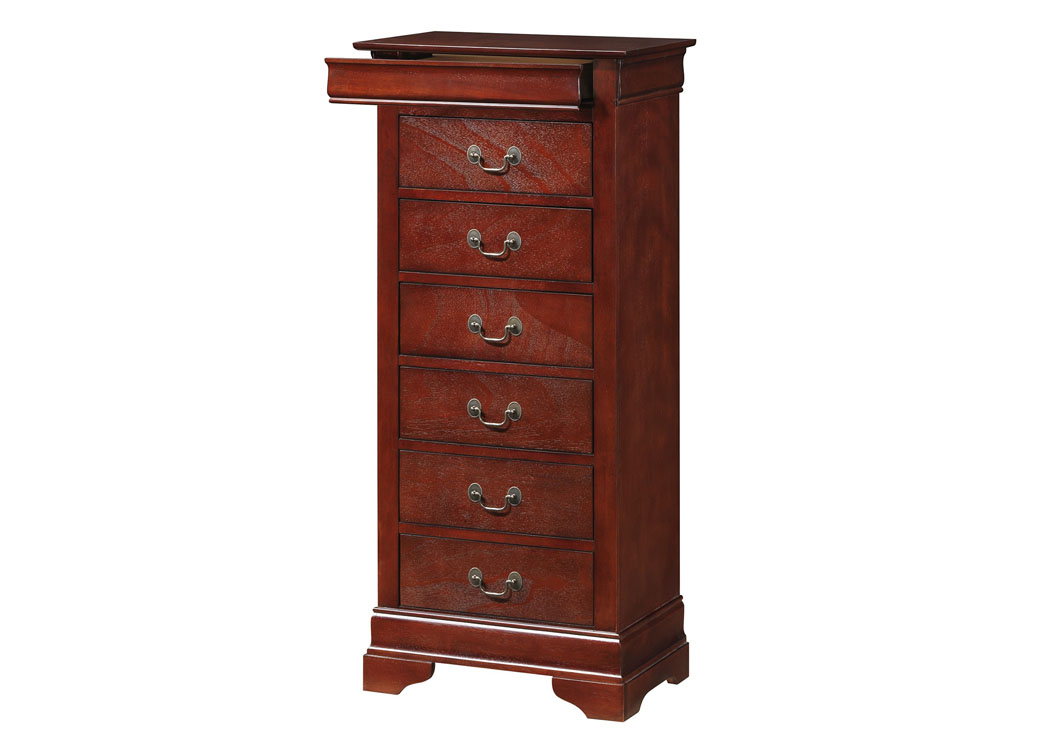 Cherry Lingerie Chest,Glory Furniture