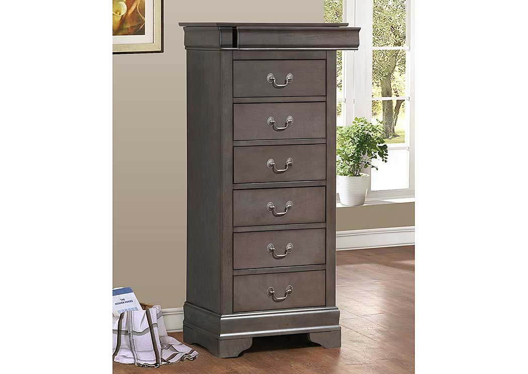 Grey Lingerie Chest,Glory Furniture