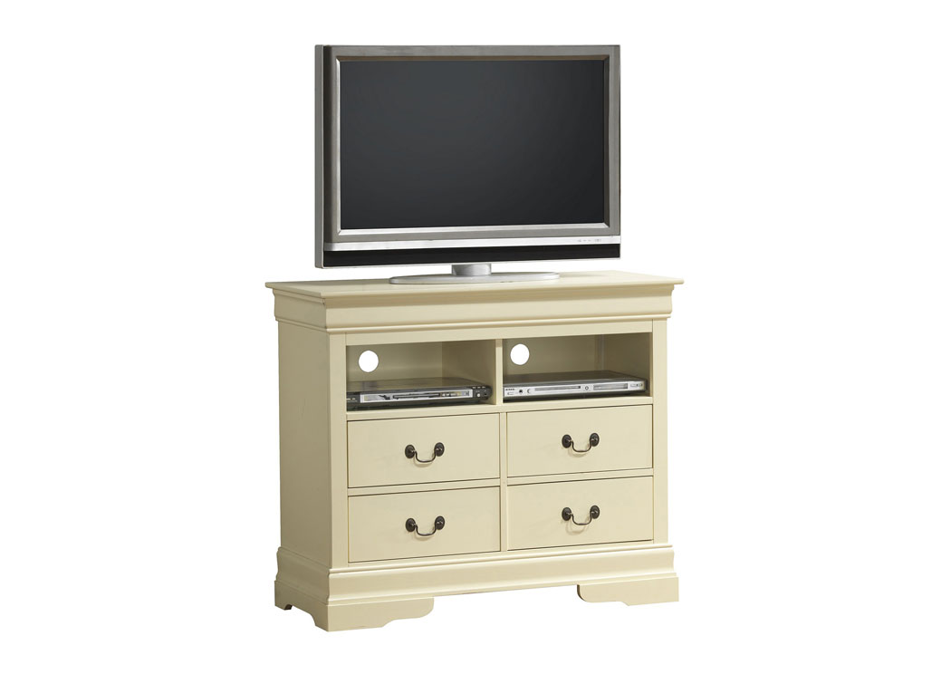 Beige TV Chest,Glory Furniture