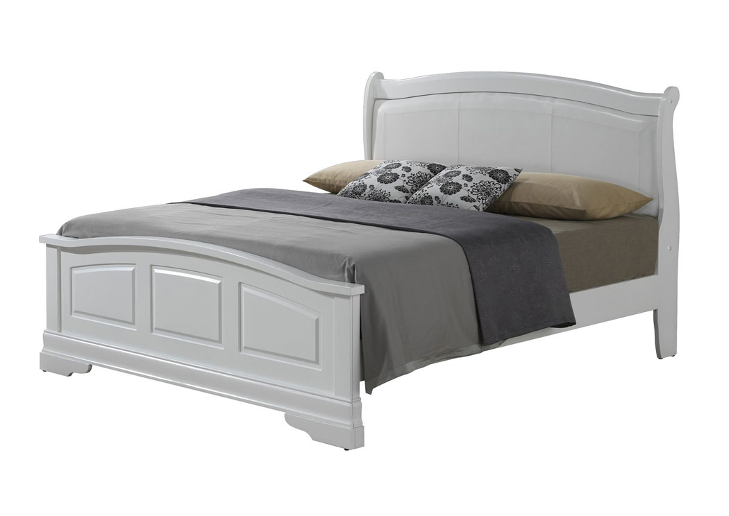 White King Low Profile Upholstered Bed,Glory Furniture