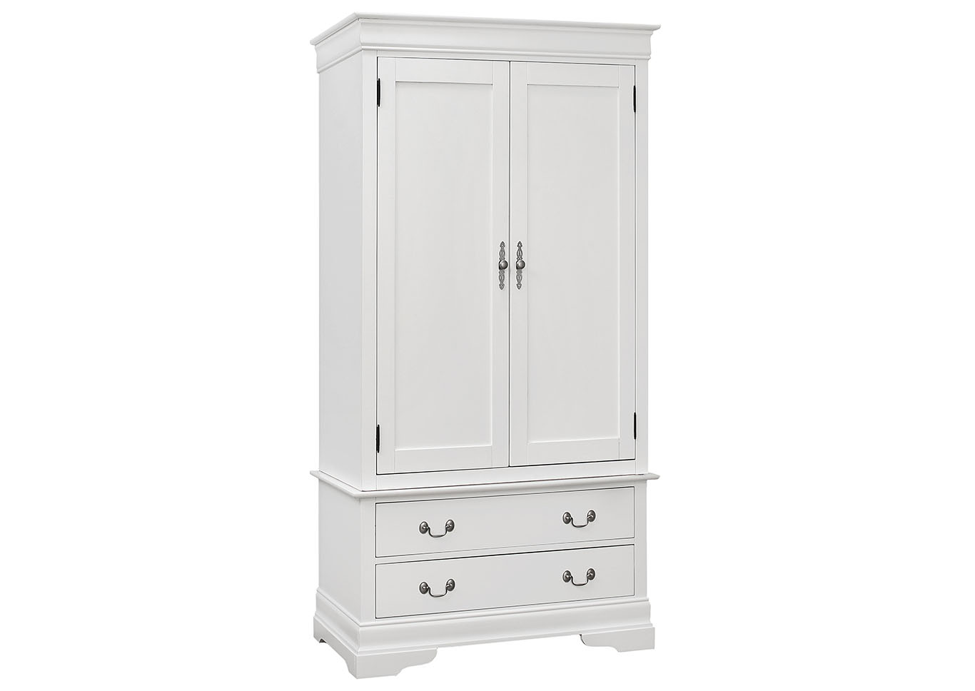 White Armoire,Glory Furniture